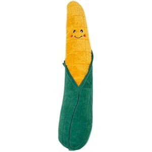 ZippyPaws Jigglerz - Dog Squeaky Toys to Keep Them Busy, Funny Food Plush, Cute Stuffed Puppy Toy, Interactive Squeaker - Corn - 1 of 1