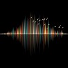 Junior's Design By Humans Nature's Music - Sound Wave By NomAdartStudio T-Shirt - 2 of 3