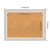 Amanti Art Trio White Wash Framed Corkboard, Natural Cork - 4 of 4