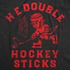 Mens Funny T Shirts H E Double Hockey Sticks Sarcastic Devil Graphic Novelty Hell Tee For Men - Crazy Dog Men's T Shirt - 2 of 4