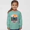 The Juniper Shop Yellowstone National Park Badge Toddler Long Sleeve Tee - 3 of 4