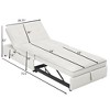 Vynxaria 4-in-1 Sofa Bed, Chair Bed, Multi-Function Folding Ottoman Bed with Storage Pocket and USB Port for Small Room - 3 of 4