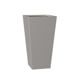 Lirago 1.25 ft. H x 1.25 ft. W Gray Rectangular Metal Raised Garden with Trellis Elevated Planter - 1 of 4