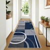 Washable Area Rug Modern Geometric Accent Rug, Non-Slip Contemporary Floor Mat - 3 of 4