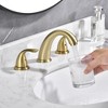 Sumerain  8 inch Widespread Bathroom  Faucet, Stainless Steel 304  Vanity Faucet, Brushed Gold - 3 of 4