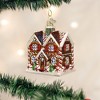 Old World Christmas Glass Blown Ornament for Christmas Tree, Christmastime Cottage - 3 of 4