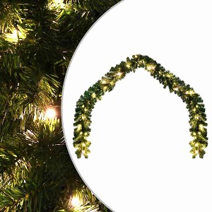 Aghana Digitals 5m 75 Warm White LED Christmas Garland with 8 Lighting Effects, Indoor/Outdoor - 1 of 4