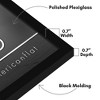 Americanflat 20x26 Picture Frame with Polished Plexiglass - Streamline Collection - Thin Border Picture Frame for Wall Display - Black - 3 of 4