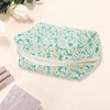 Unique Bargains Women Portable Flower Cosmetic Bag 1 Pc - 2 of 3