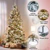 Yaheetech 6Ft/7.5Ft Pre-Lit Snow Flocked Christmas Tree with 400 White LED Lights - 4 of 4