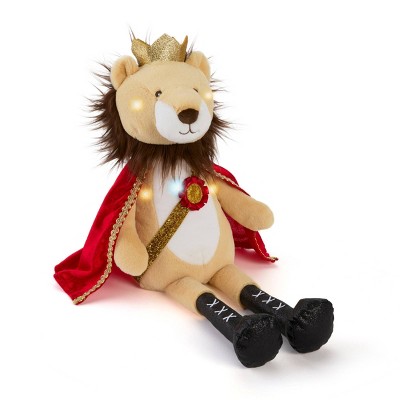 FAO Schwarz 12" Glow Brights Nutcracker Lion Plush