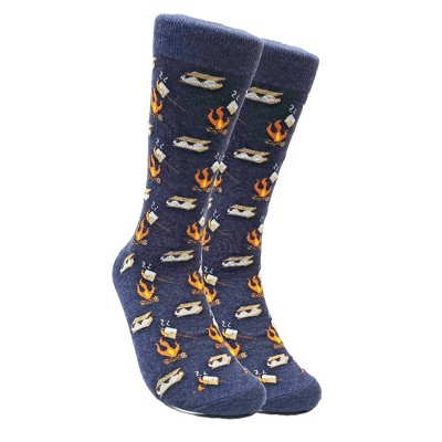 Smores Socks (Men's Sizes Adult Large) from the Sock Panda (Men's Sizes Adult Large)