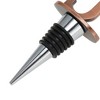 Unique Bargains Bottle Stoppers Aluminum Alloy TPE Red Bronze Tone Black Silver Tone 4.25"x1.61"x0.98" 1 Pc - 3 of 3