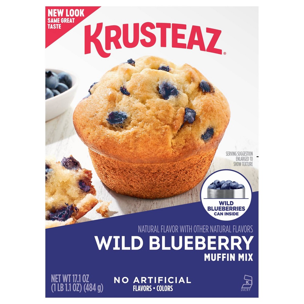 UPC 041449300139 product image for Krusteaz Wild Blueberry Muffin Mix - 17.1oz | upcitemdb.com