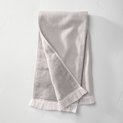 Flat Weave Hand Towel Gray - Casaluna™
