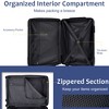 Kumasinova 28"Hardshell Luggage,Durable ABS Carry-On Suitcase with TSA Lock,Airline-Approved Double Spinner Travel Luggage,Lightweight - 2 of 4