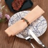 Unique Bargains Dining Table Decoration Acrylic Decorative Multicolored Artificial Crystal Napkin Rings - 4 of 4