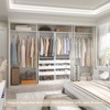 Besiost 20"-60" Closet System with Three Wooden Drawers - 4 of 4