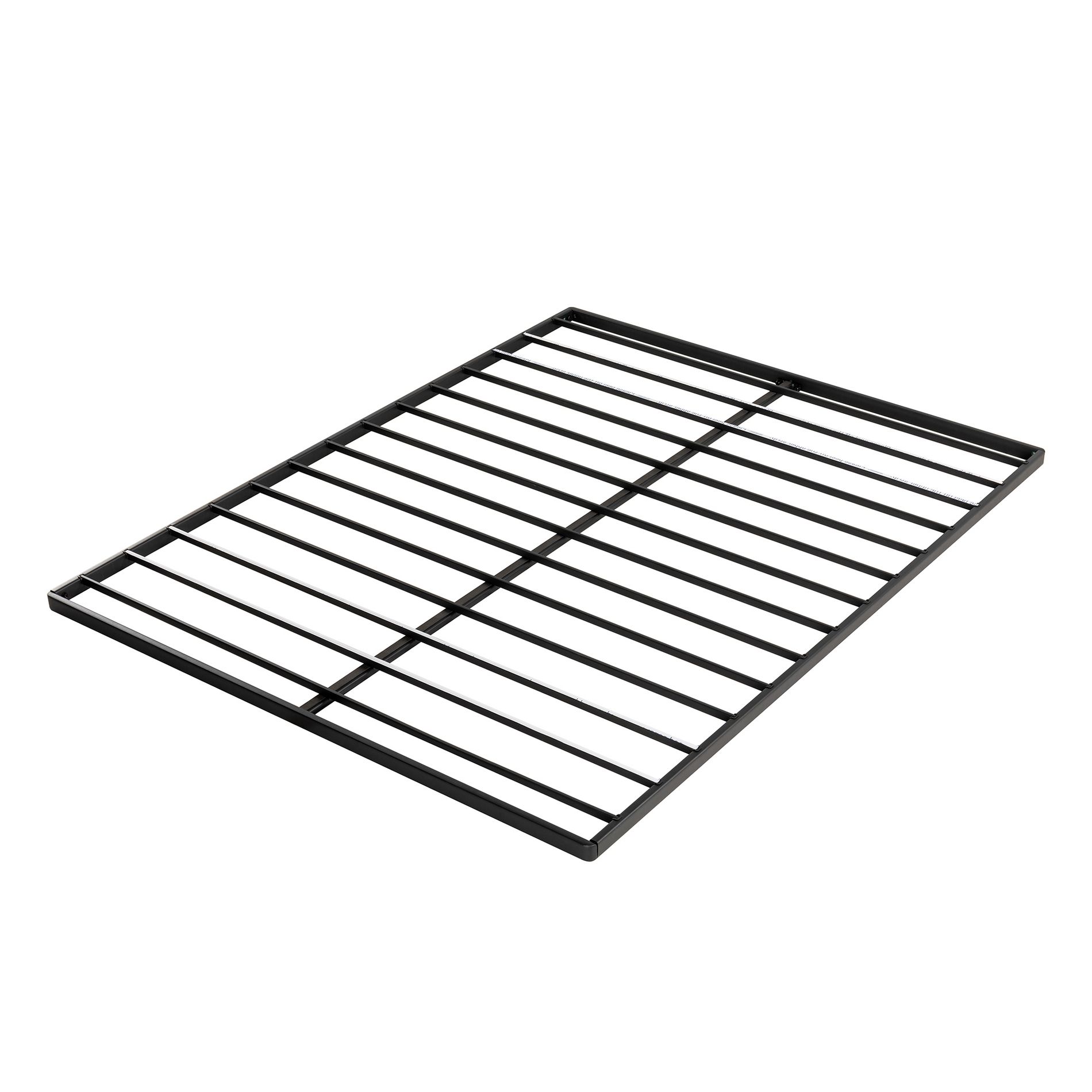 Best Price Mattress Full 1.6" Metal Bunkie Board Mattress Support, Bed Slat Replacement Black