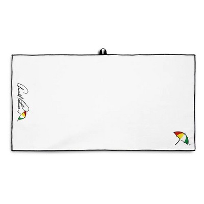 PRG Golf Arnold Palmer Aqua-Lock Caddy Towel 41" x 21" - White