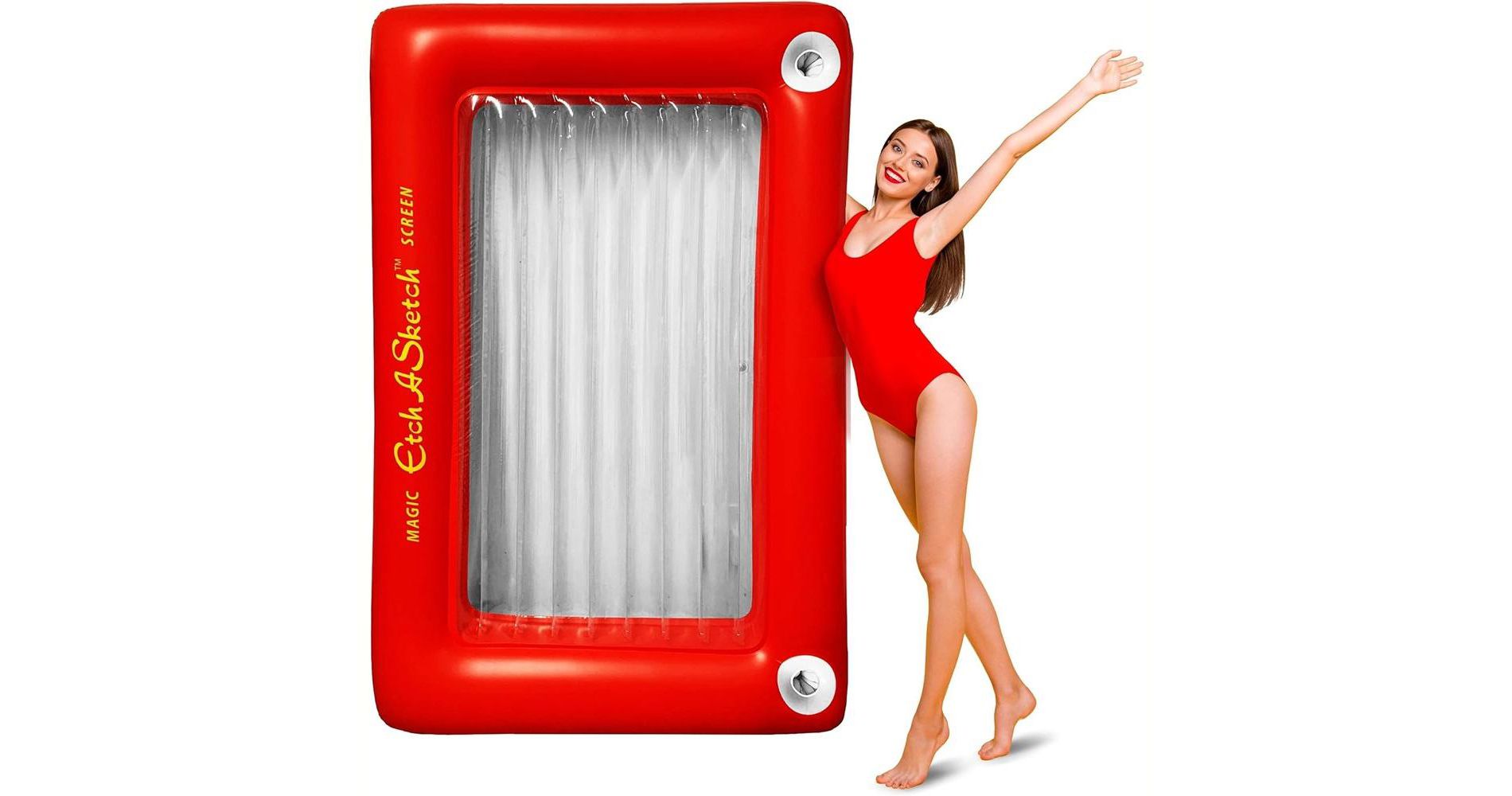 Mighty Mojo Etch A Sketch Inflatable Pool Float 6 Feet Tall