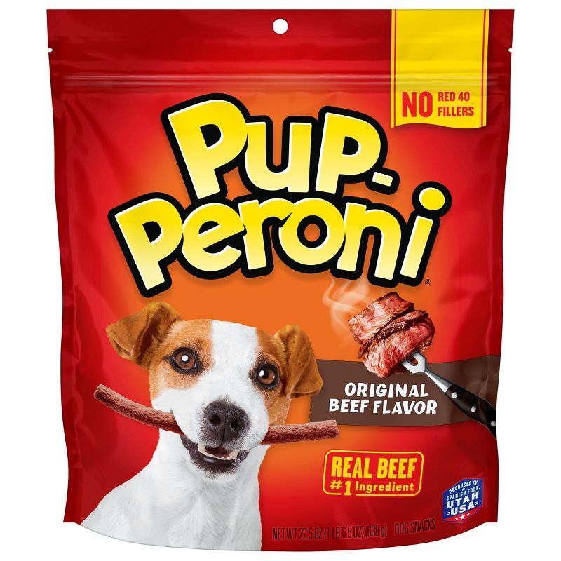 Pup-Peroni Treats Peroni Beef Flavor Chewy Dog Treats, 1 of 6