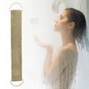 Unique Bargains Elasticity Body Scrub Towel 25.98"x3.94" Brown 1 Pc - 2 of 4