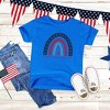 The Juniper Shop Star Spangled Girl Toddler Short Sleeve Tee - 2 of 2