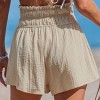 Women's Elastic Waist Cover-Up Shorts - Cupshe - 3 of 4
