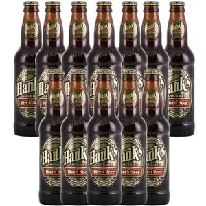 Hank's Genuine Gourmet Birch Beer, 12 fl oz Bottles – Premium Craft Soda with Rich, Robust Flavor – Authentic Northeast Recipe, Pack of 12 - 1 of 1