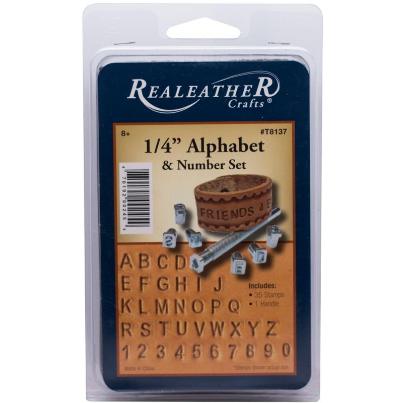 Silver Creek Leather Alphabet and Number Punch Set, 2 of 4