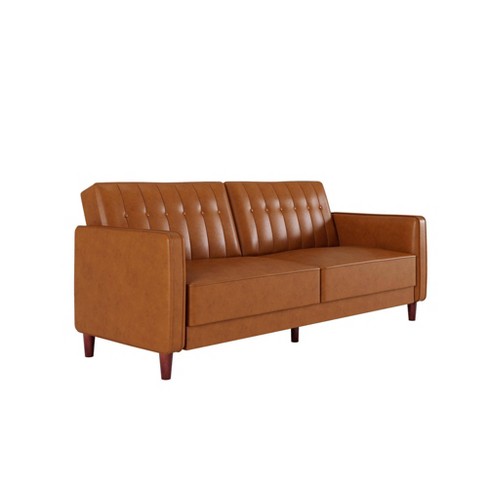 Target store leather futon