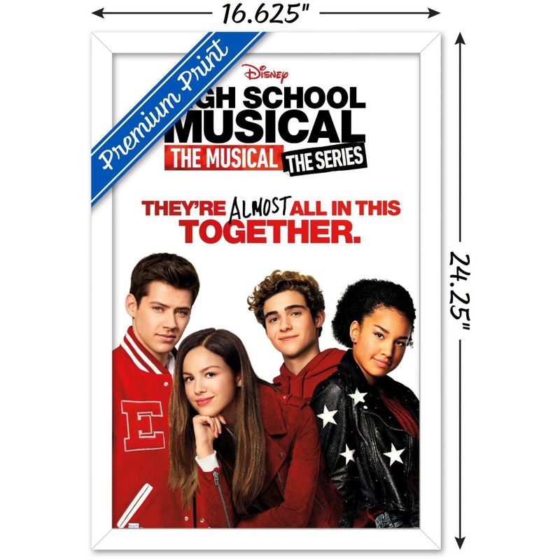 Trends International High School Musical: The Musical: The Series - Key Art Framed Wall Poster Prints, 3 of 7
