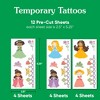 Big Dot of Happiness Princess Temporary Tattoos for Kids' Party Favors, Princess Party for Girls' Birthday, Set of 12 Tattoo Sheets – 60 Total Tats - 3 of 4