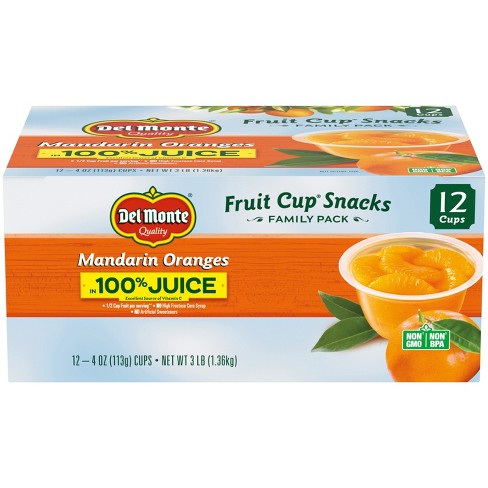 Del Monte® Fruit Cup® Snacks: Mixed Fruit in 100% Juice