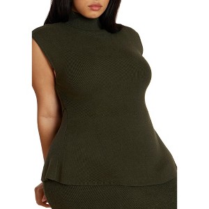 ELOQUII Open Back Sweater Top - 1 of 4