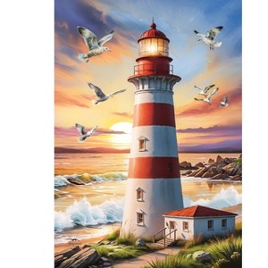 Briarwood Lane Summer Garden Flag 12x18 For Outdoor Lighthouse At Sunset For Summer Garden Flag Flags For Outside - 1 of 4