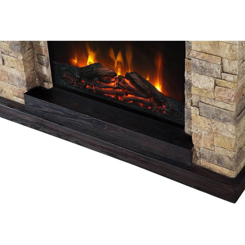41&#34; Freestanding Electric Fireplace Tan - Home Essentials, 6 of 11