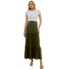 Derek Heart Juniors High Rise Tiered Maxi Skirt - 4 of 4