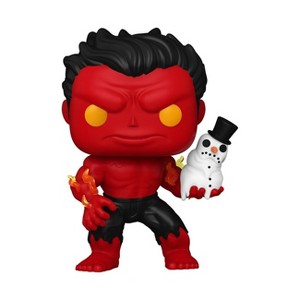 Funko POP! Marvel: Holiday Red Hulk Bobblehead Figure - 1 of 3