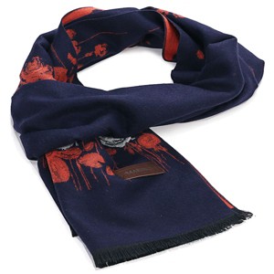 Mio Marino | Women's Cashmere Feel, 100% Cotton Fashion Winter Scarf - 1 of 3