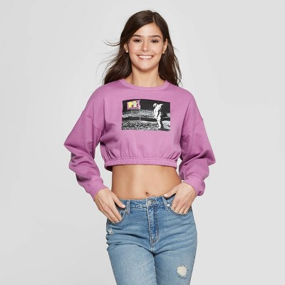 mtv cropped hoodie