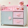 Olivia's Little World Wooden Baby Doll Crib + Under-the-Crib Storage Pink/Gray - 3 of 4