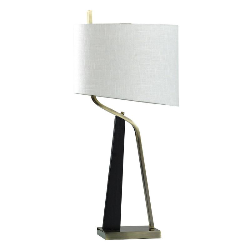 Domino Abstract Mid-Century Modern Slanted Design Table Lamp - StyleCraft, 3 of 7