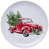 The Lakeside Collection Set of 4 Festive Holiday Truck Melamine Plates - 3 of 4