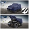 Unique Bargains SUV Car Cover Fit for Jeep Wrangler JK JL 2 Door 2007-2021 Waterproof Sun Rain Dust Wind Snow Protection 210D Oxford - 2 of 3