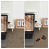 Unique Bargains Reusable Magnetic Cable Ties 7.48" Length 5 Pcs - 2 of 4