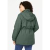 Woman Within Women's Plus Size Fleece-Lined Taslon Anorak - 3 of 4