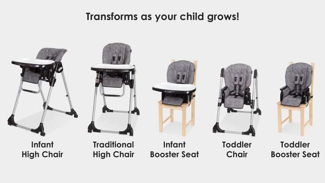 Baby Trend A La Mode Snap Gear 5-in-1 High Chair - Java, 2 of 19, play video