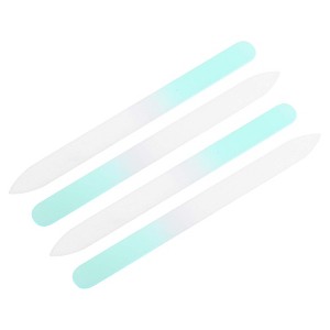 Unique Bargains Glass Double-sided Multifunctional Nail File Manicure Tool 4 Pcs - 1 of 4